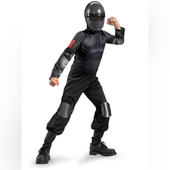 Disguise Costumes GI. Joe Retaliation Snake Eyes Classic, boys M Halloween - Picture 1 of 8